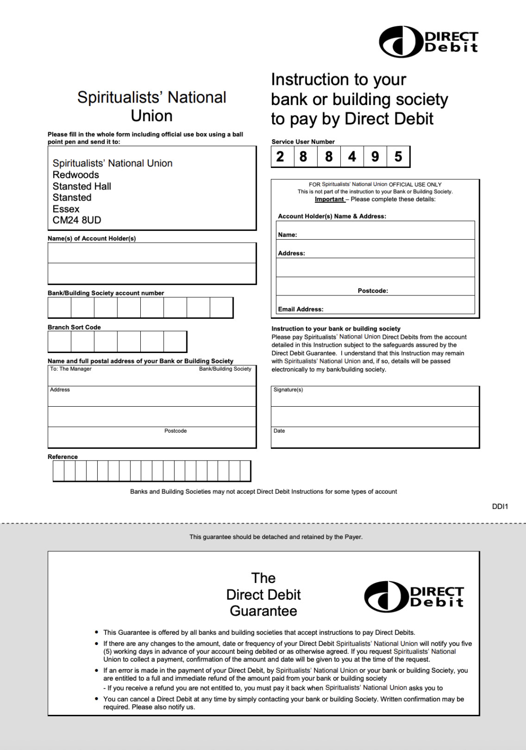 Church Policies, Forms & Downloads - The Spiritualists' National Union