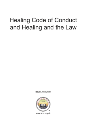 Healing Code of Conduct and Healing and the Law