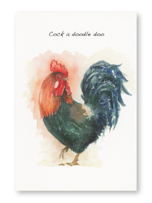 Officiant Greeting Card - Cock a doodle doo