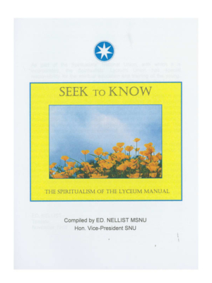 Seek to Know - Compiled by ED Nellist