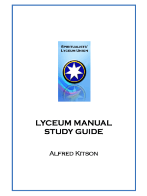 Lyceum Manual Study Guide by Alfred Kitson