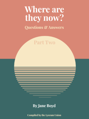 Where are they now? Part two