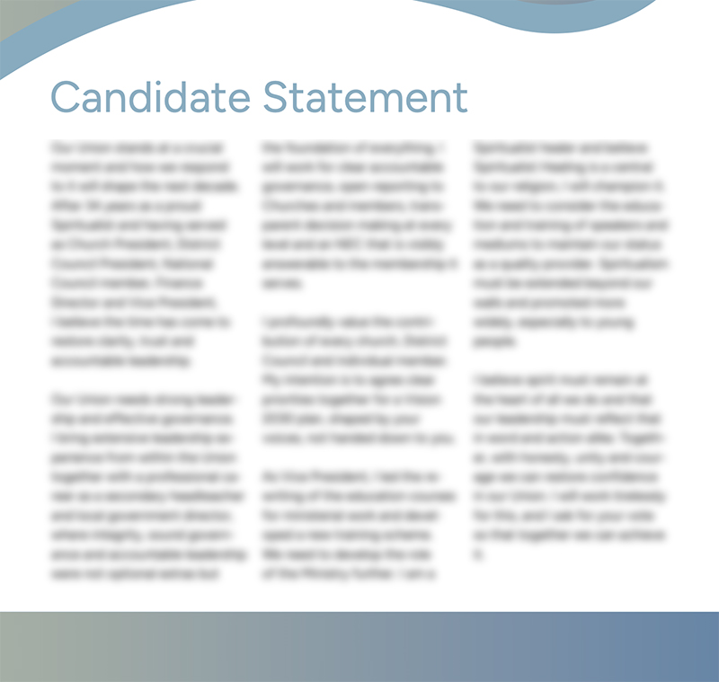 Candidate Statement thumbnail